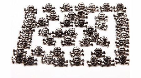 Goodefiner 50x Punk Skull head Leather Rivets Set For Bag Shoe Clothing Leathercraft