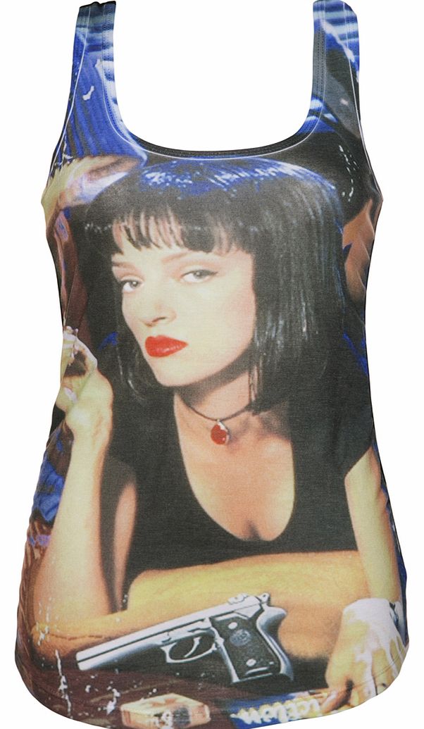 Ladies Mia Wallace Pulp Fiction Tank Vest from