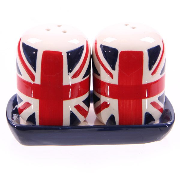 Ceramic Union Jack Salt amp; Pepper