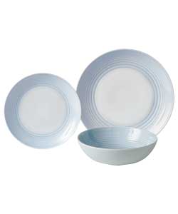 12 Piece Blue Dinner Set