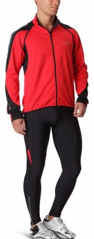 Gore Bike Wear Mens Phantom 2.0 Windstopper Soft Shell Jacket - Red/Black, X-Large