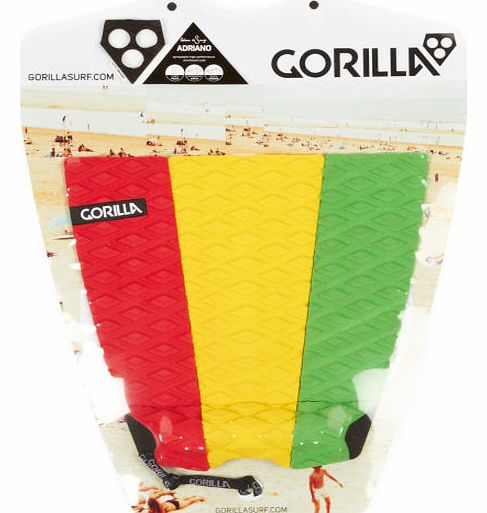 Gorilla Adriano 3 Piece Grip Pad - Rasta