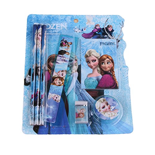 Gosford DISNEY Disney Frozen FROZEN Book Pencil Eraser Sharpener Ruler Stationery Set