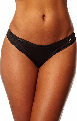 Gossard Glossies Thong Black Womens Shorts Black Medium