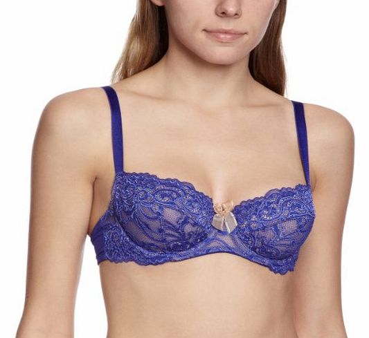 Gossard Luxury Lace Balcony Womens Bra Saphire 38DD