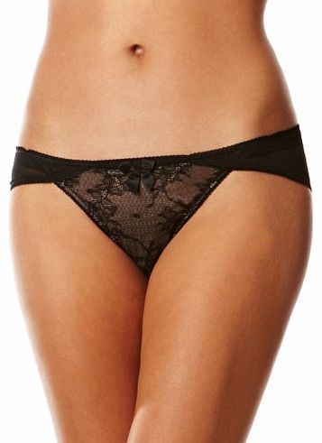 Retrolution Low Rise Womens Briefs Black Large