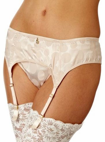 Gossard Superboost Celebration Champagne Suspender Womens Suspender Belt Champagne X-Small