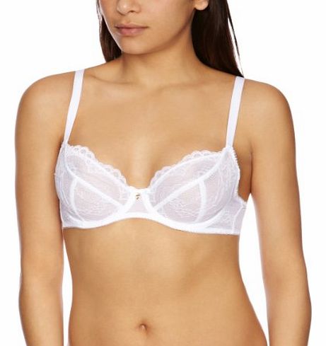 Gossard Superboost Lace Non-Padded Balcony Womens Bra White 34D