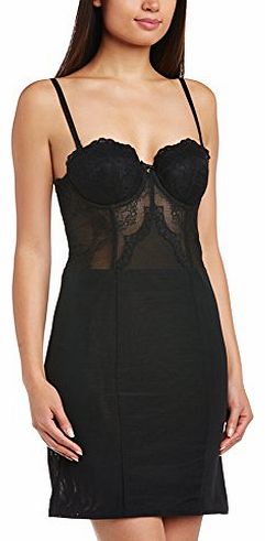 Womens Superboost Lace Slip Dress Strapless Everyday Bra, Black, 30G