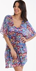Gottex, 1295[^]258298 Profile Madame Butterfly Mesh Tunic - Multi