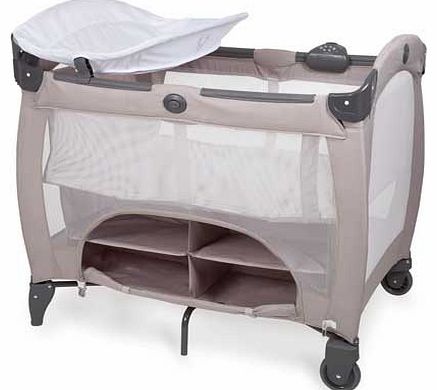 Contour Storage Travel Cot - Sand