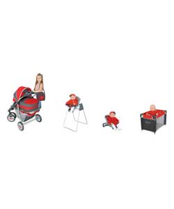 Deluxe 10-in-1 Pram Playset