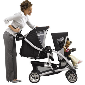 Graco Quattro Tour Duo Twin Pushchair in Granite