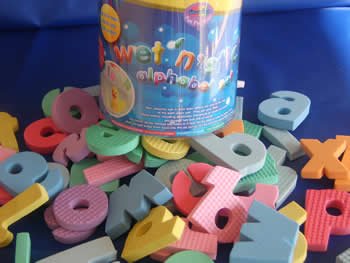 Grafix Wet N Stick Alphabet Set