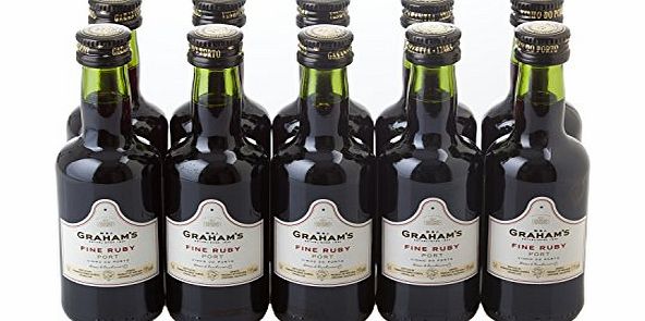 Grahams Fine Ruby Port 5cl Miniature - 10 Pack