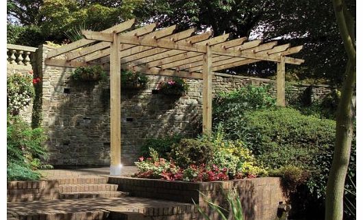 Grange Lean To / Car Port 12 Pergola 2.1m Posts - spikes