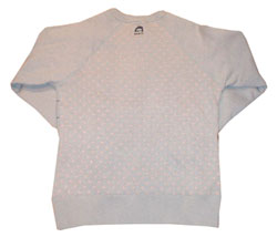 Gravy Grid print print back sweat sky