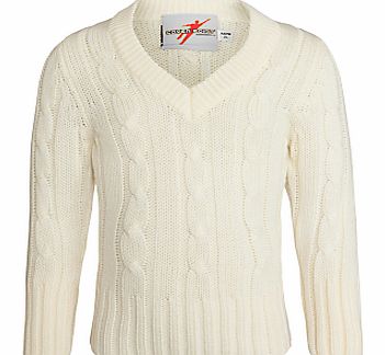 Cricket Jumper, Ivory