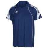 ADIDAS Mens T8 Clima Polo , XL, UNIVERSITY RED/WHITE/SILVER