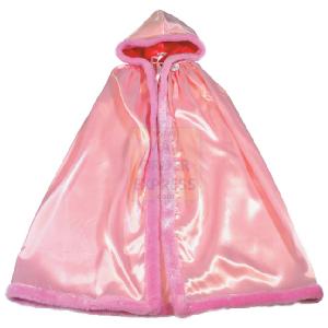 Pink Poppy Pink Fur Trim Cape