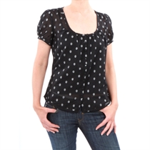 great plains Spot Blouse Black