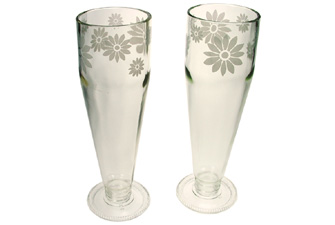 Recycled Juice Bottle Flutes