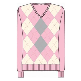 ARGYLE SWEATER (PINK) 10