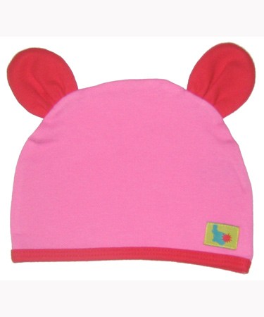 Green Rabbit Raspberry and Tomato rabbit hat