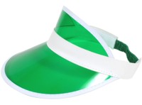 Green Sun Visor - Croupier/Poker Dealer