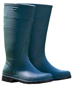 green Wellington Boots - Size 9