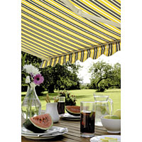 Patio Awning Yellow / Grey 3.5m