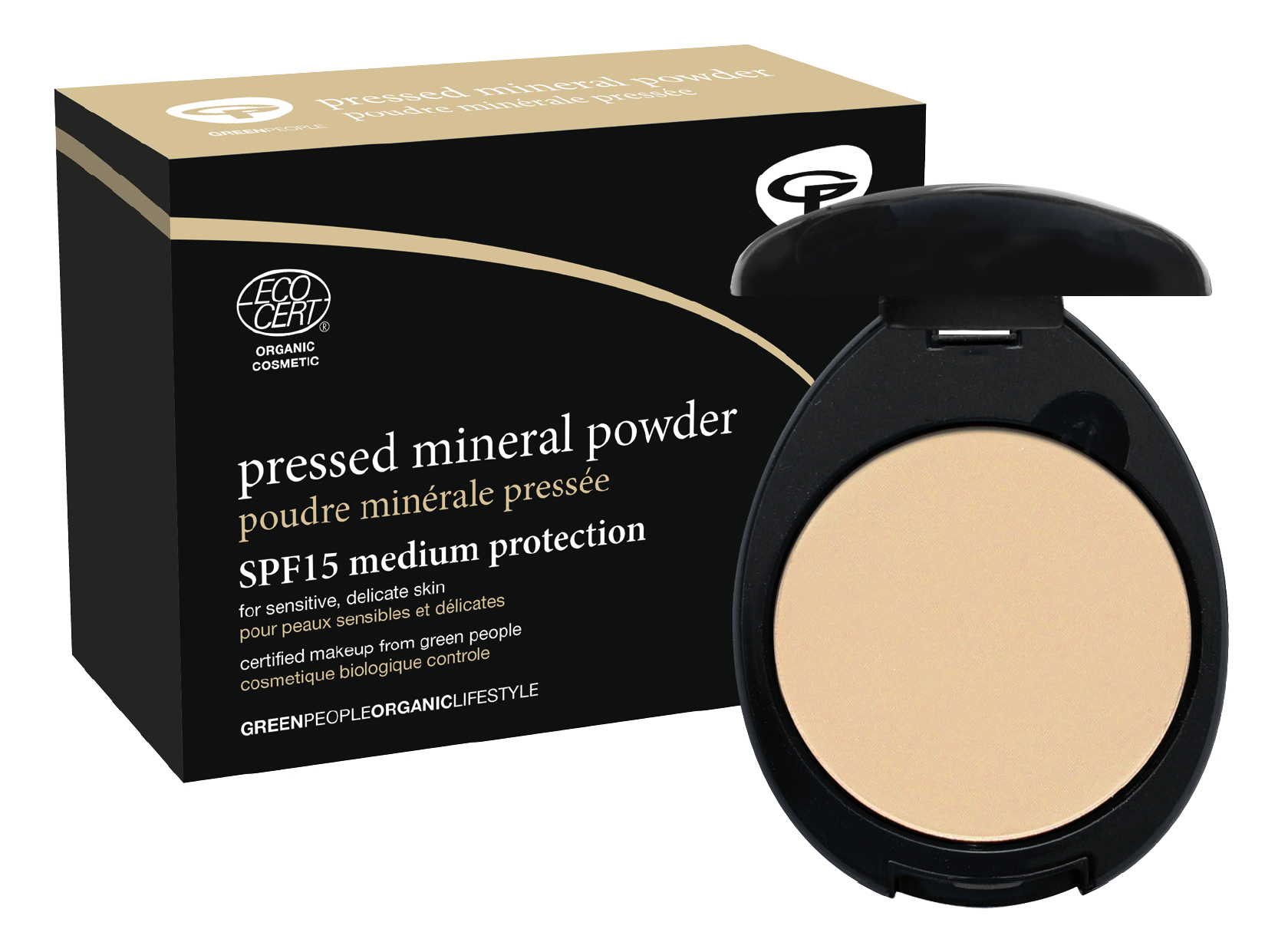 Greenpeople.co.uk Green People Pressed Mineral Powder SPF15 Honey