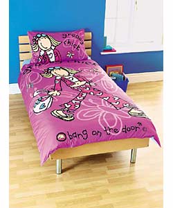 Groovy Chick Butterfly Single Duvet Set