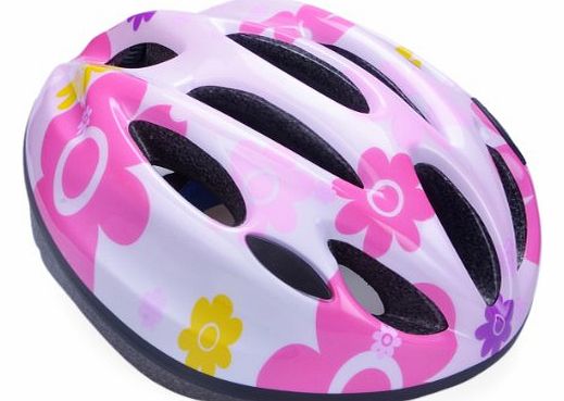 Childrens Helmet Cycling Skating Scooter Bike Helmet in pink size50-60cm