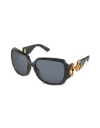 Bamboo Horsebit Temple Sunglasses