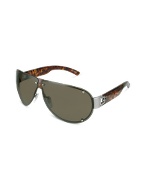 G Logo Metal Aviator Sunglasses