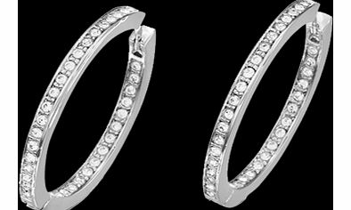 Crystal Eternity Hoop Earrings UBE51454