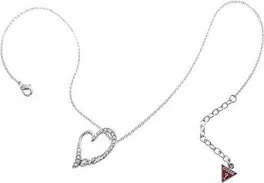 Guess Cubic Zirconia Heart Pendant