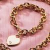 Guess Gold Tone Heart Bracelet