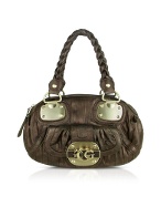 Guess Pearl - Metallic Bronze Eco-Leather Box Bag