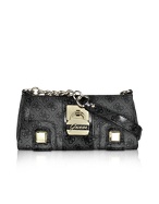 Guess Renee - 4G Logo Jacquard Top Zip Shoulder Bag