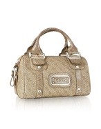 Guess Rhona - Brown Signature Jacquard Box Bag