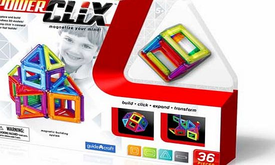 Guidecraft PowerClix 36 Piece Set