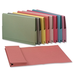 Legal Document Wallets Pocket Green