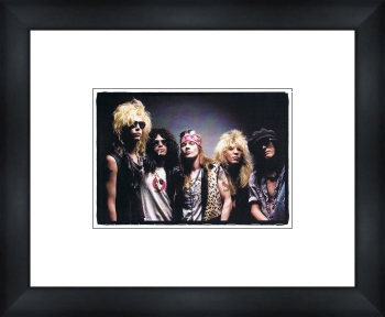 La Brea Studios. California 1988 - Custom Framed Ross Halfin Card