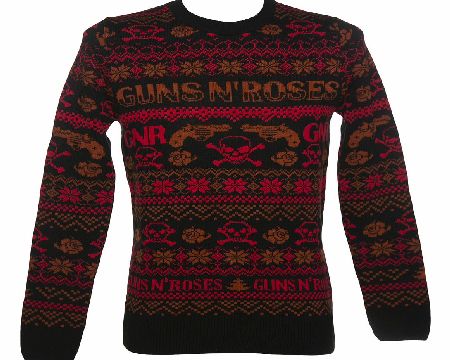 Guns N Roses Pistol Knitted Jumper