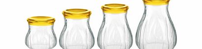 Aqua Blown Jars Yellow 1200cc