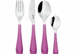 Guzzini Gocce Two Tone Cutlery Violet Dessert Fork