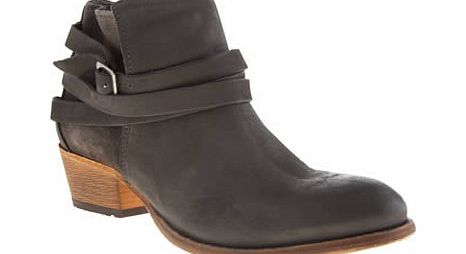 h by hudson Grey Horrigan Straps Boots