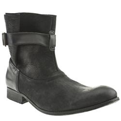 H By Hudson Male H By Hudson Fraser Leather Upper Casual Boots in Black, Brown